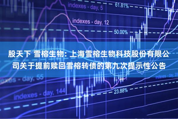 股天下 雪榕生物: 上海雪榕生物科技股份有限公司关于提前赎回雪榕转债的第九次提示性公告